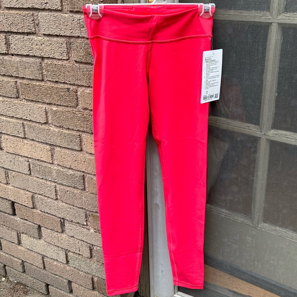 NWT Ivivva Rhythmic Tight Luxtreme Red Pink Size 12